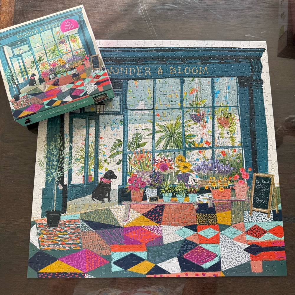 Galison Wonder & Bloom 500 piece puzzle 🧩